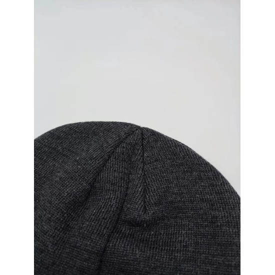 Cap With Reflective Knit Brim