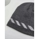 Cap With Reflective Knit Brim