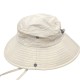 BEIGE BREATHABLE FISHERMAN HAT