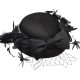 BLACK FRENCH BOW SMALL BOW HAT