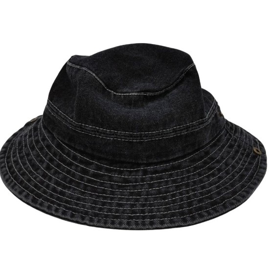 BLACK HIKING HAT