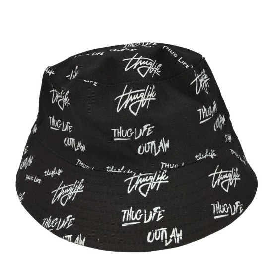 Black embroidered visor